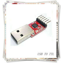 De alta calidad de color rojo USB a TTL 6 pin módulo de uso adaptador cp2102 convertidor